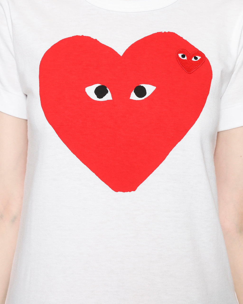Heart logo printed T-shirt