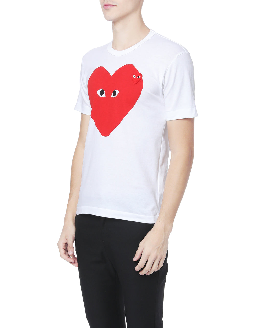 Layered heart logo tee