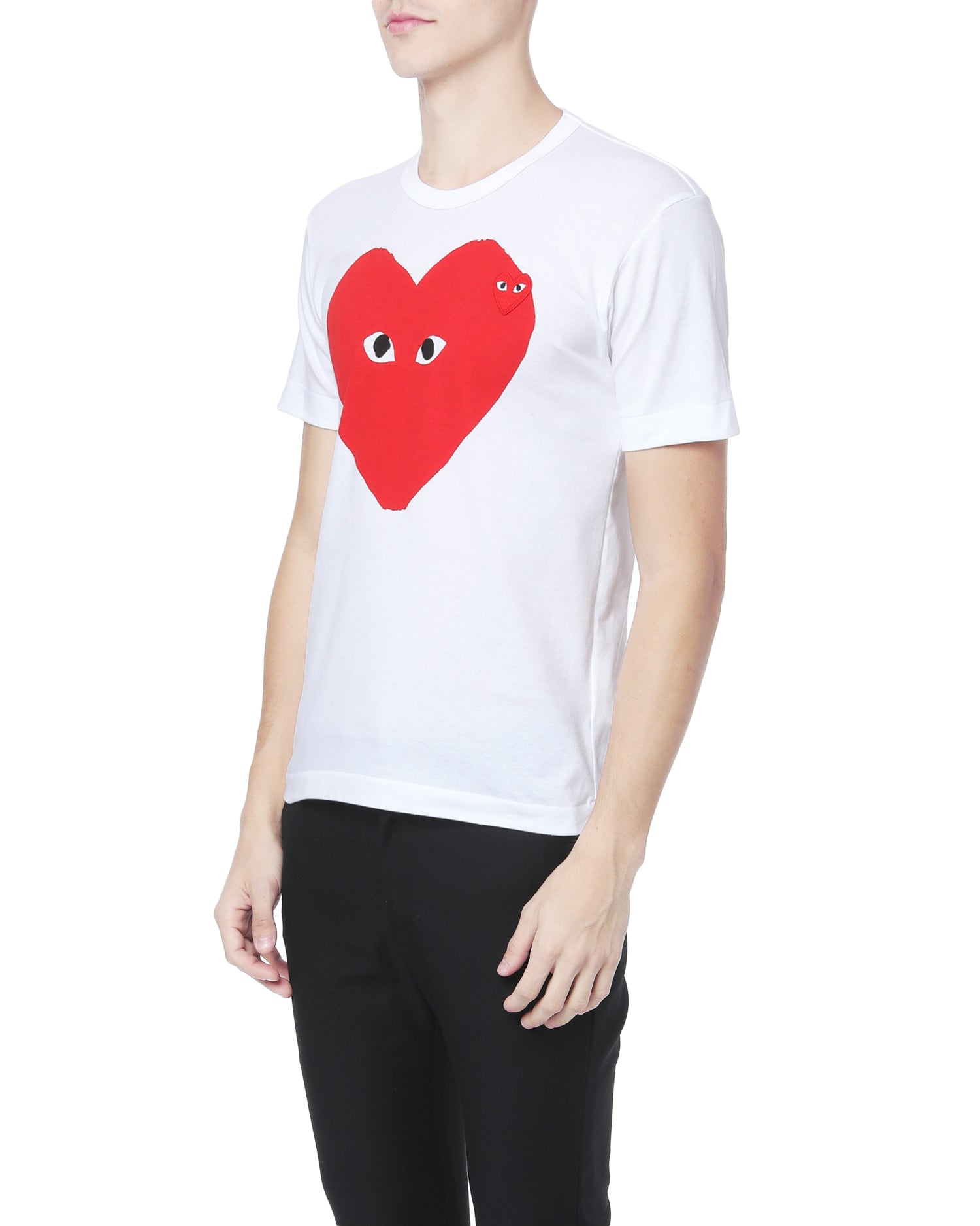Layered heart logo tee