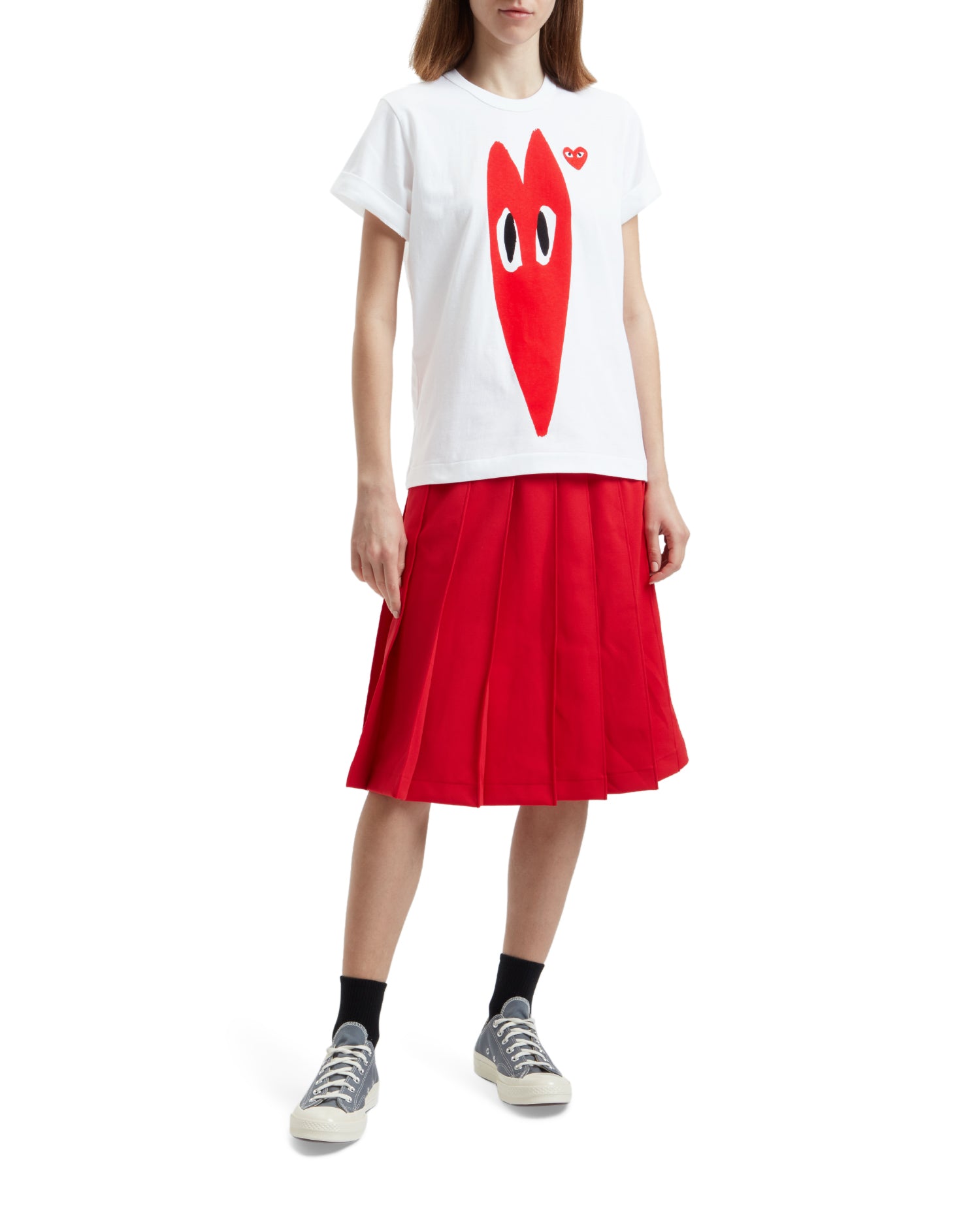 Logo print tee