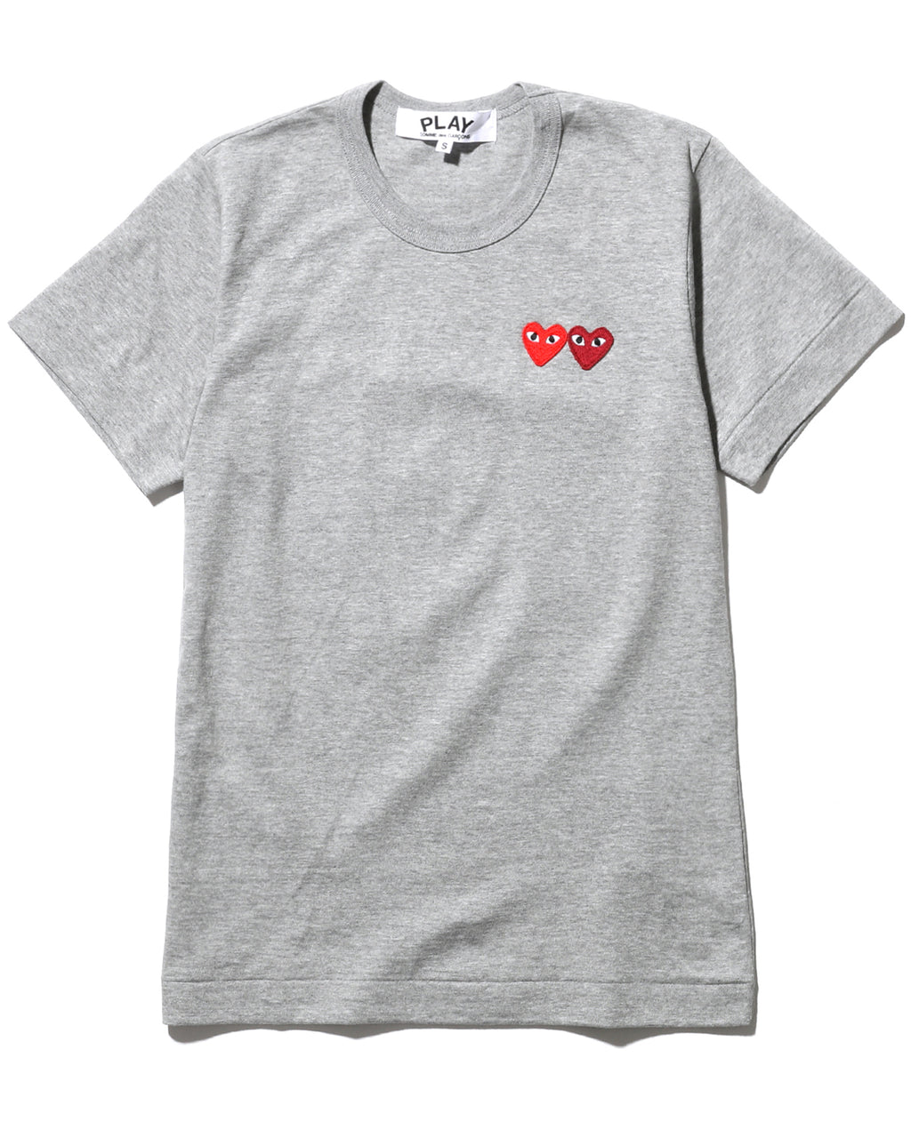 Double heart logo tee