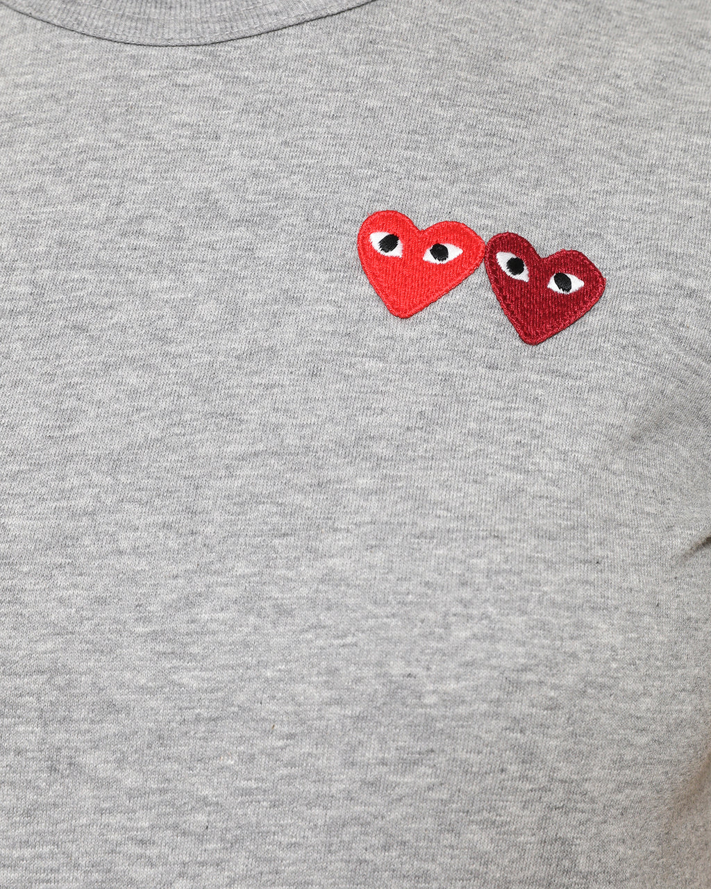 Double heart logo tee
