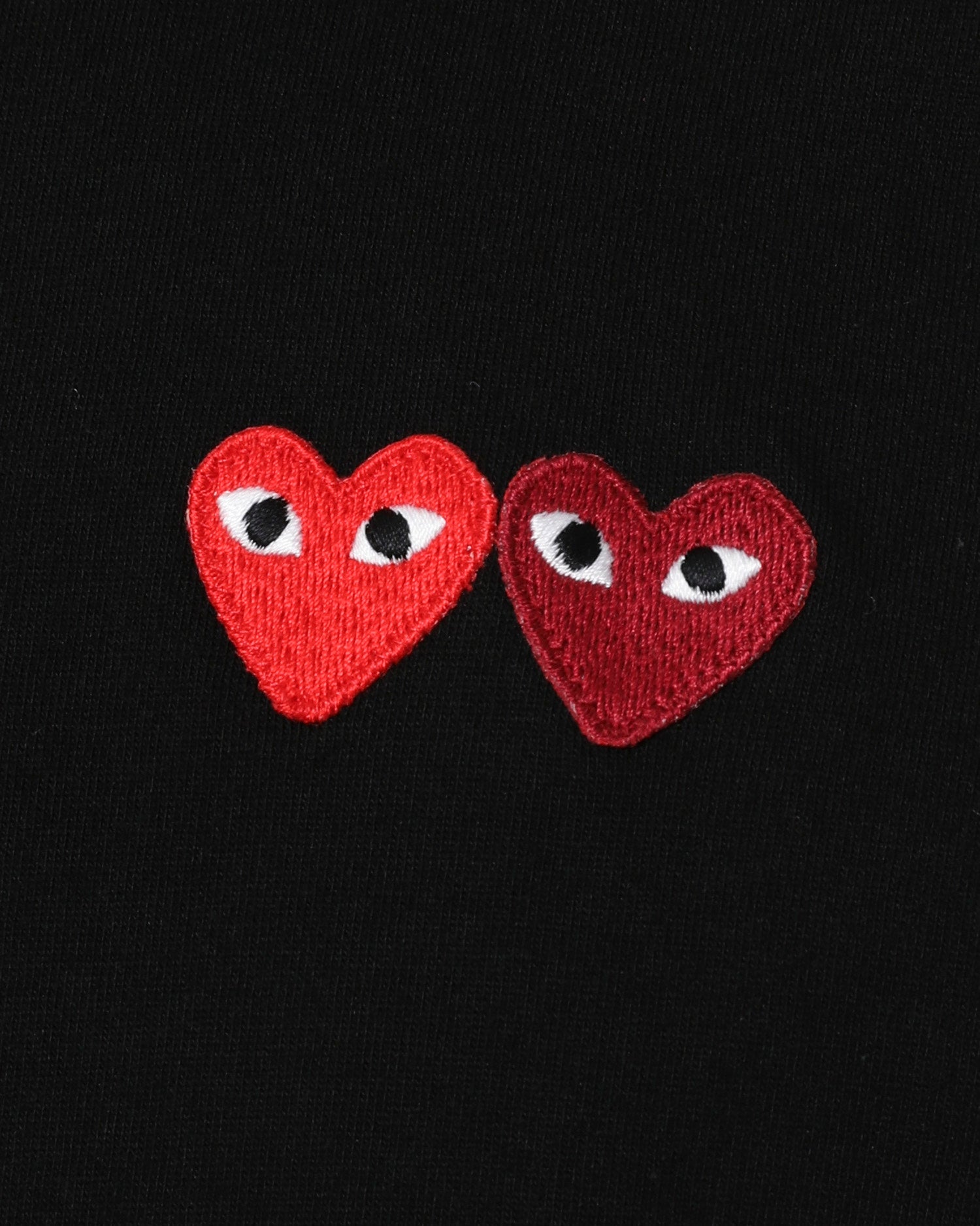 Double heart logo tee