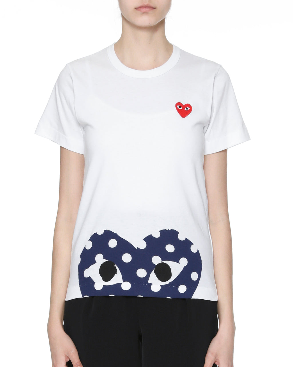 Heart logo print T-shirt