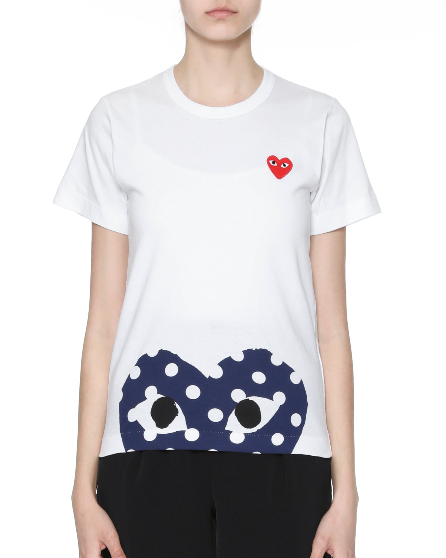 Heart logo print T-shirt