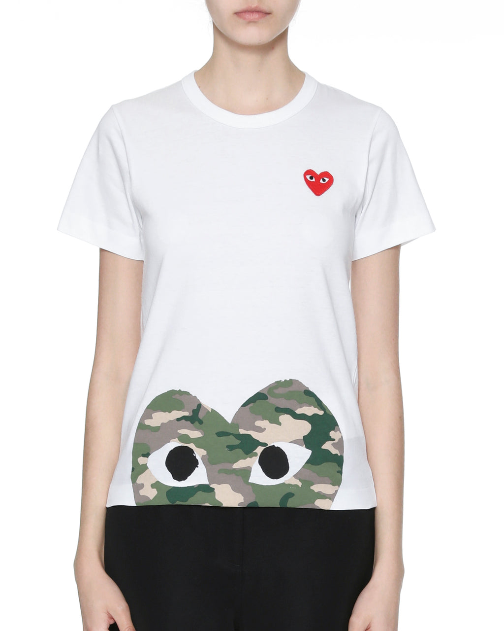 Heart logo print T-shirt