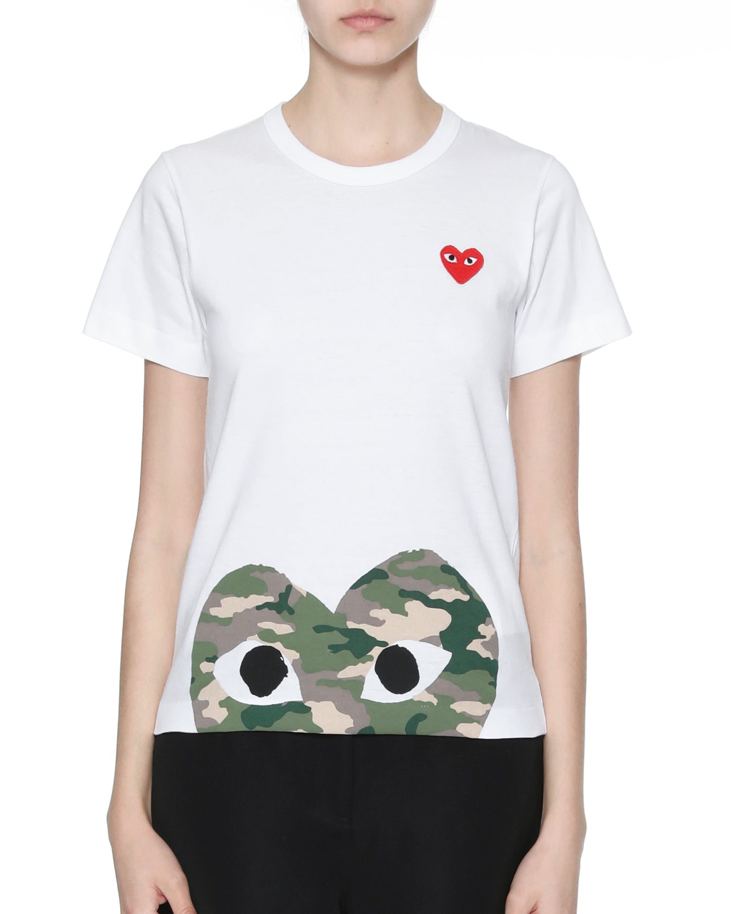 Heart logo print T-shirt