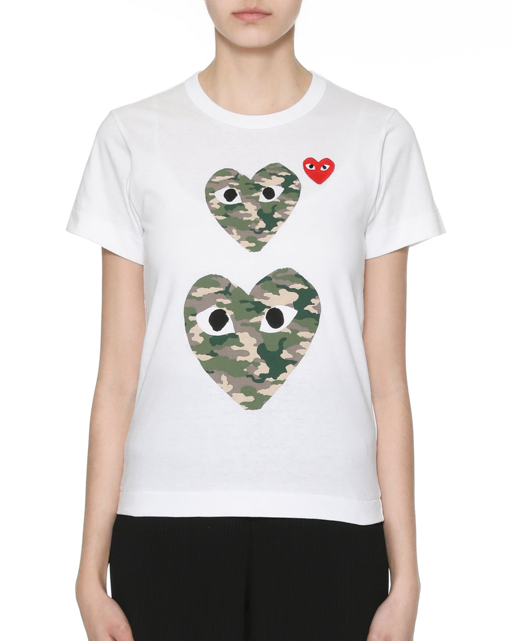 Heart logo print T-shirt