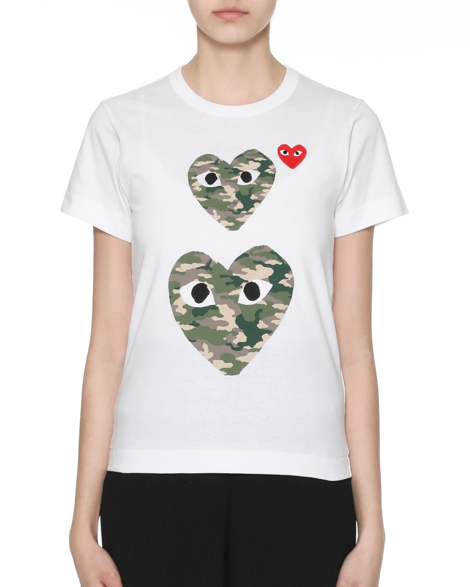 Heart logo print T-shirt