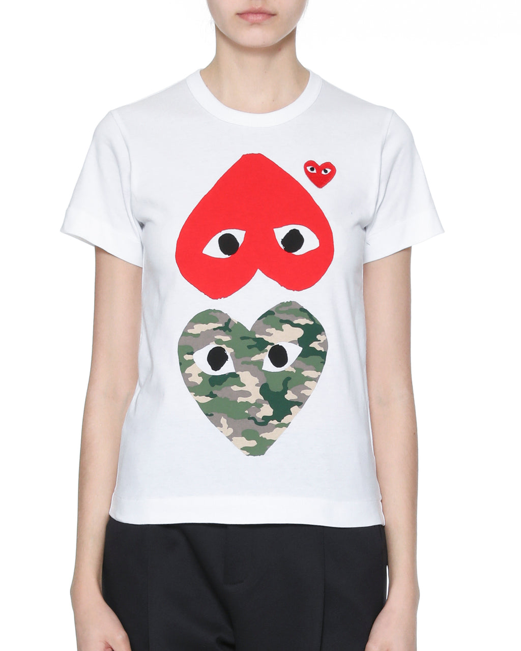 Heart logo print T-shirt