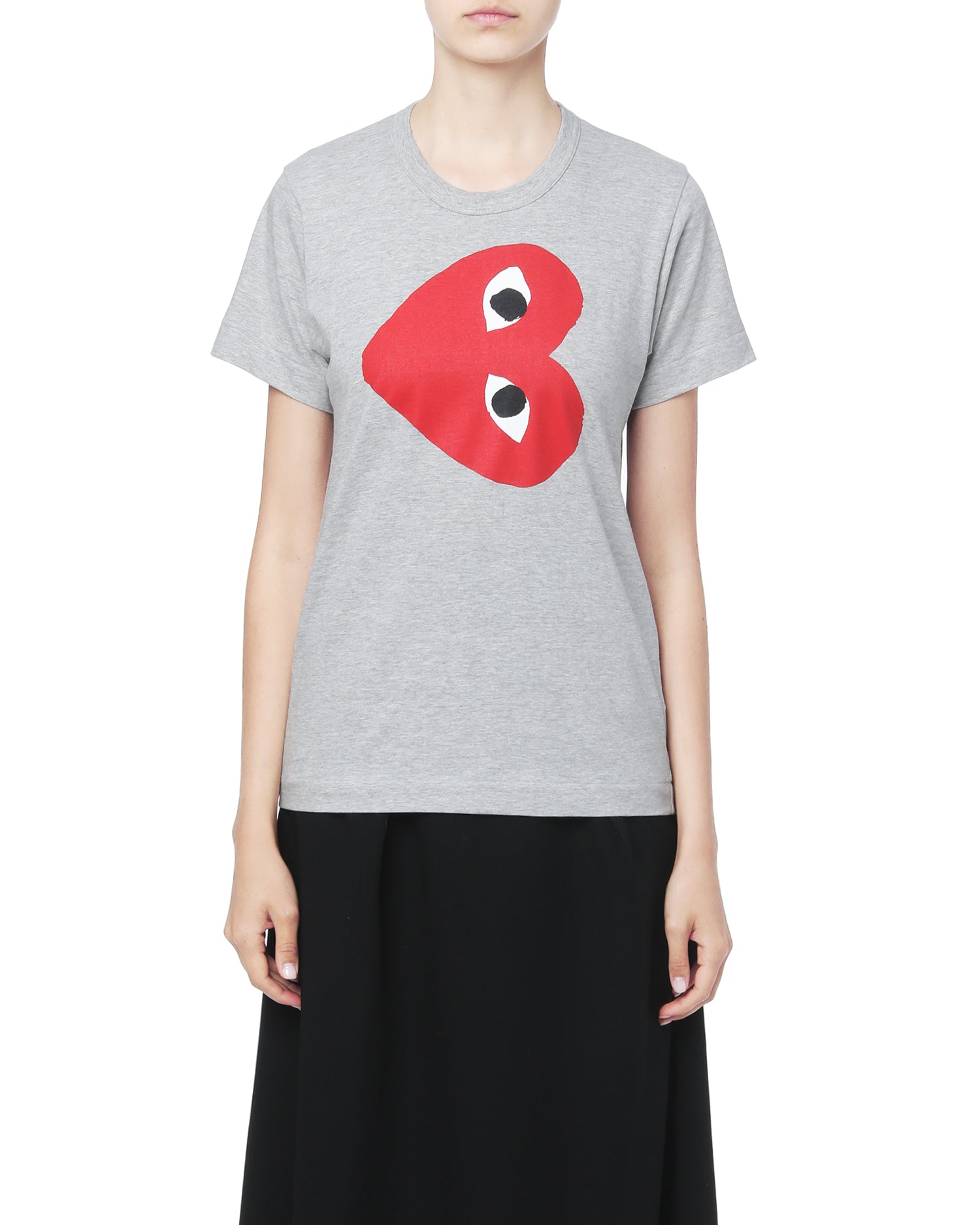 Tilted heart logo tee