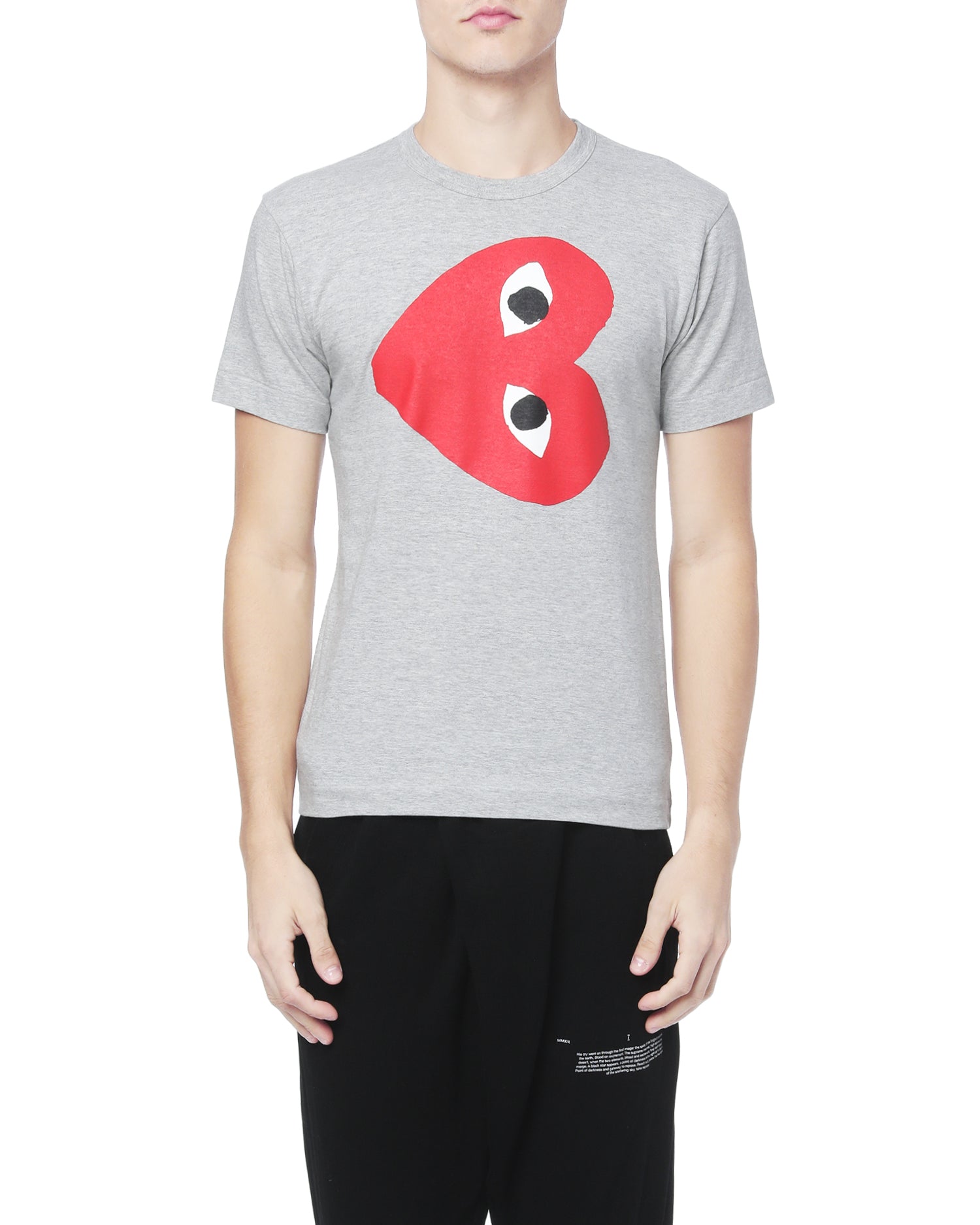 Tilted heart logo tee