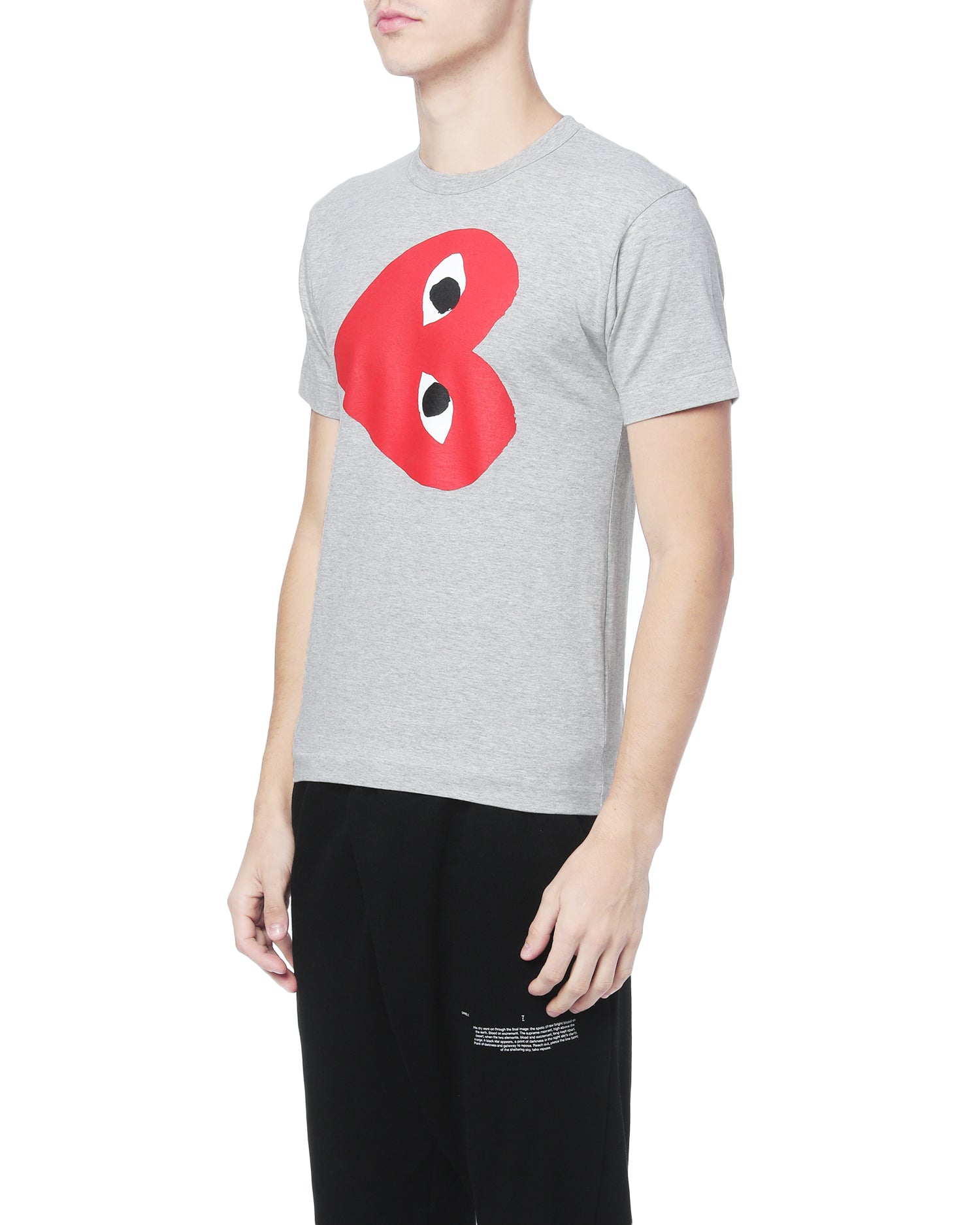 Tilted heart logo tee
