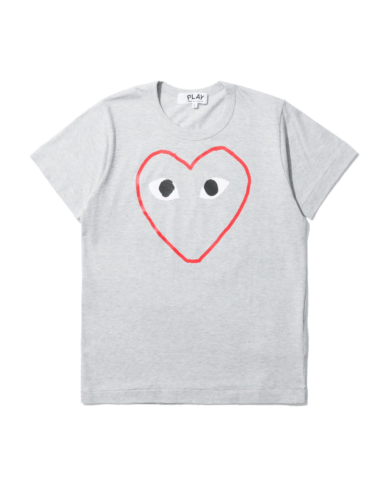 Outline heart logo tee