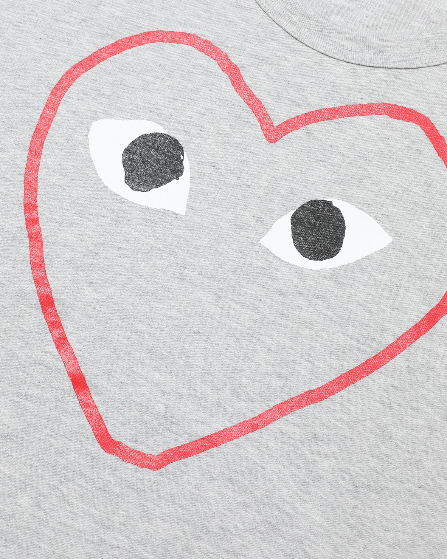 Outline heart logo tee