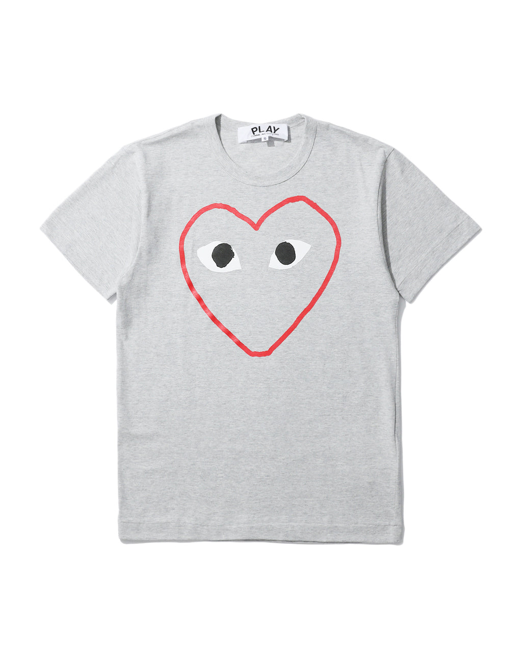 Outline heart logo tee
