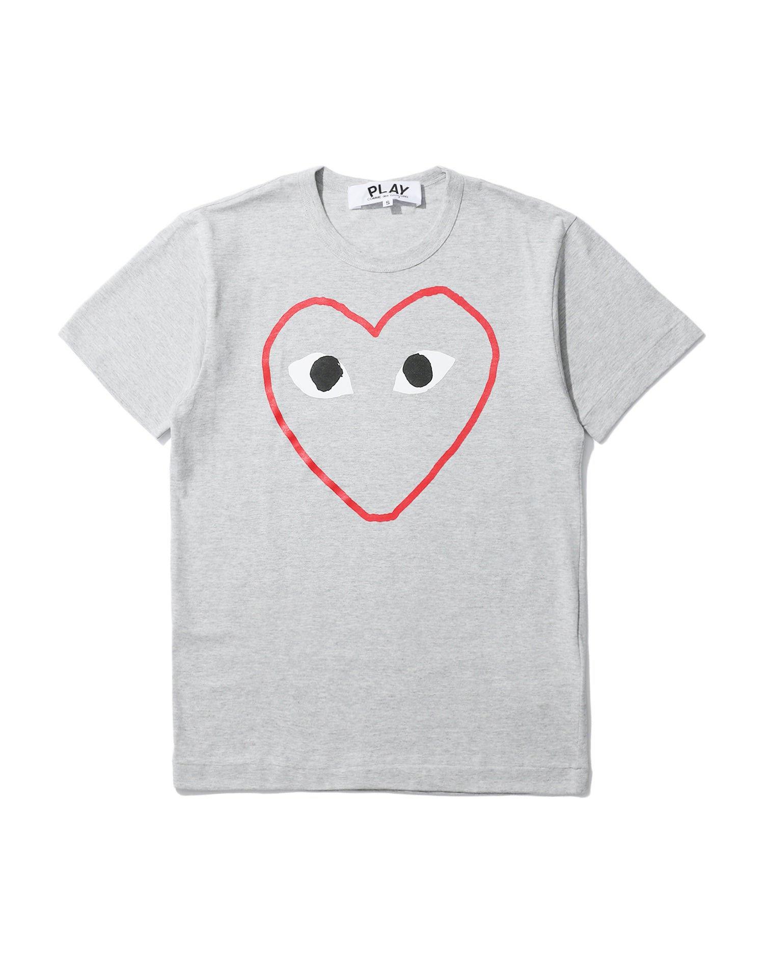 Outline heart logo tee