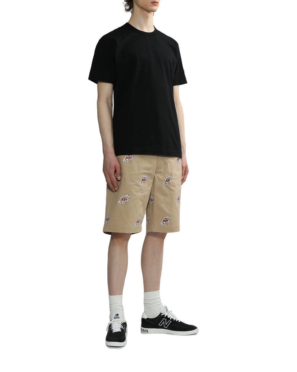 X INVADER embroidered logo tee