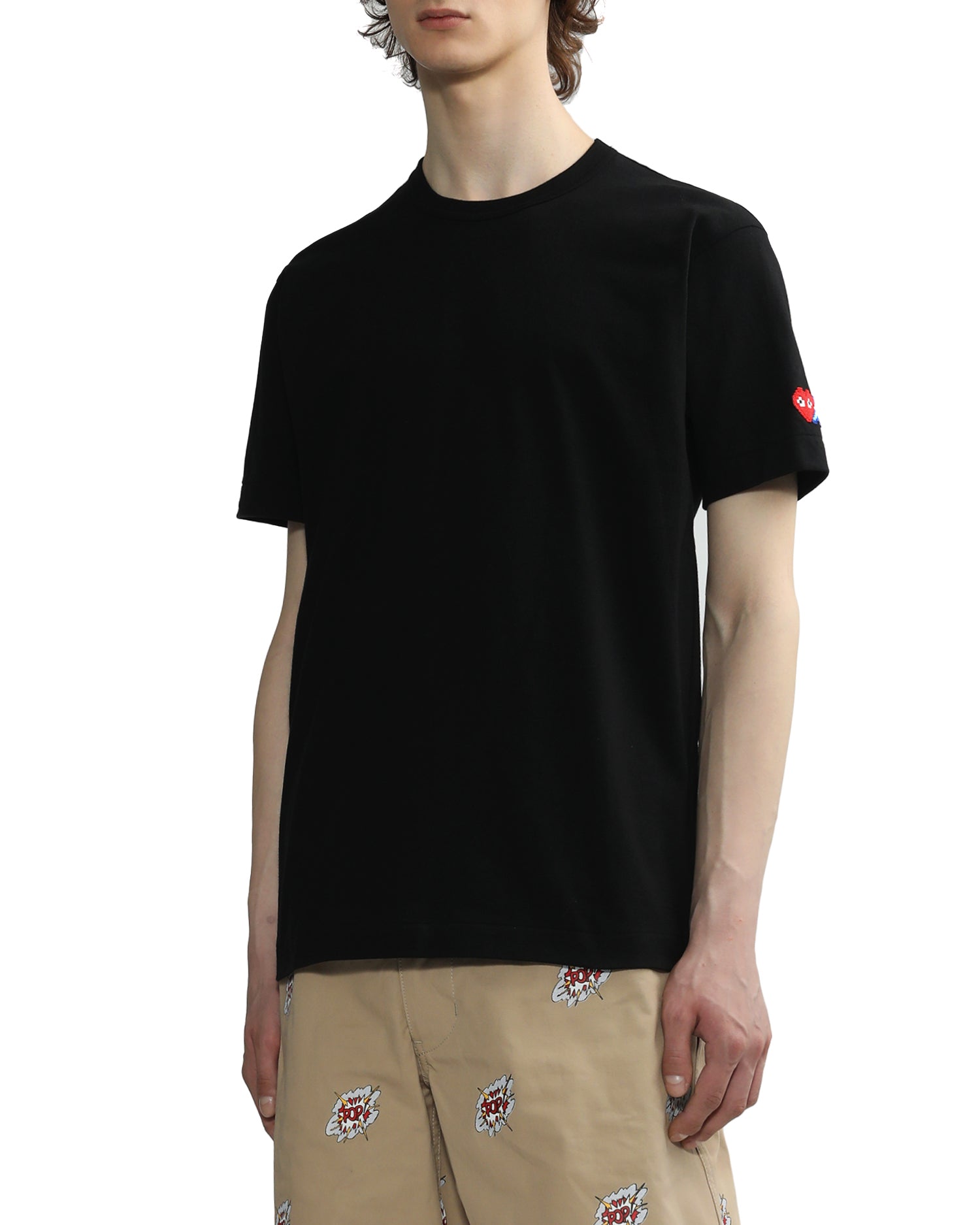 X INVADER embroidered logo tee