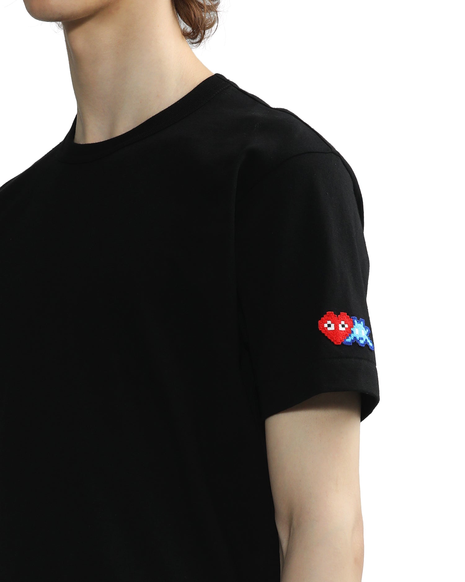X INVADER embroidered logo tee