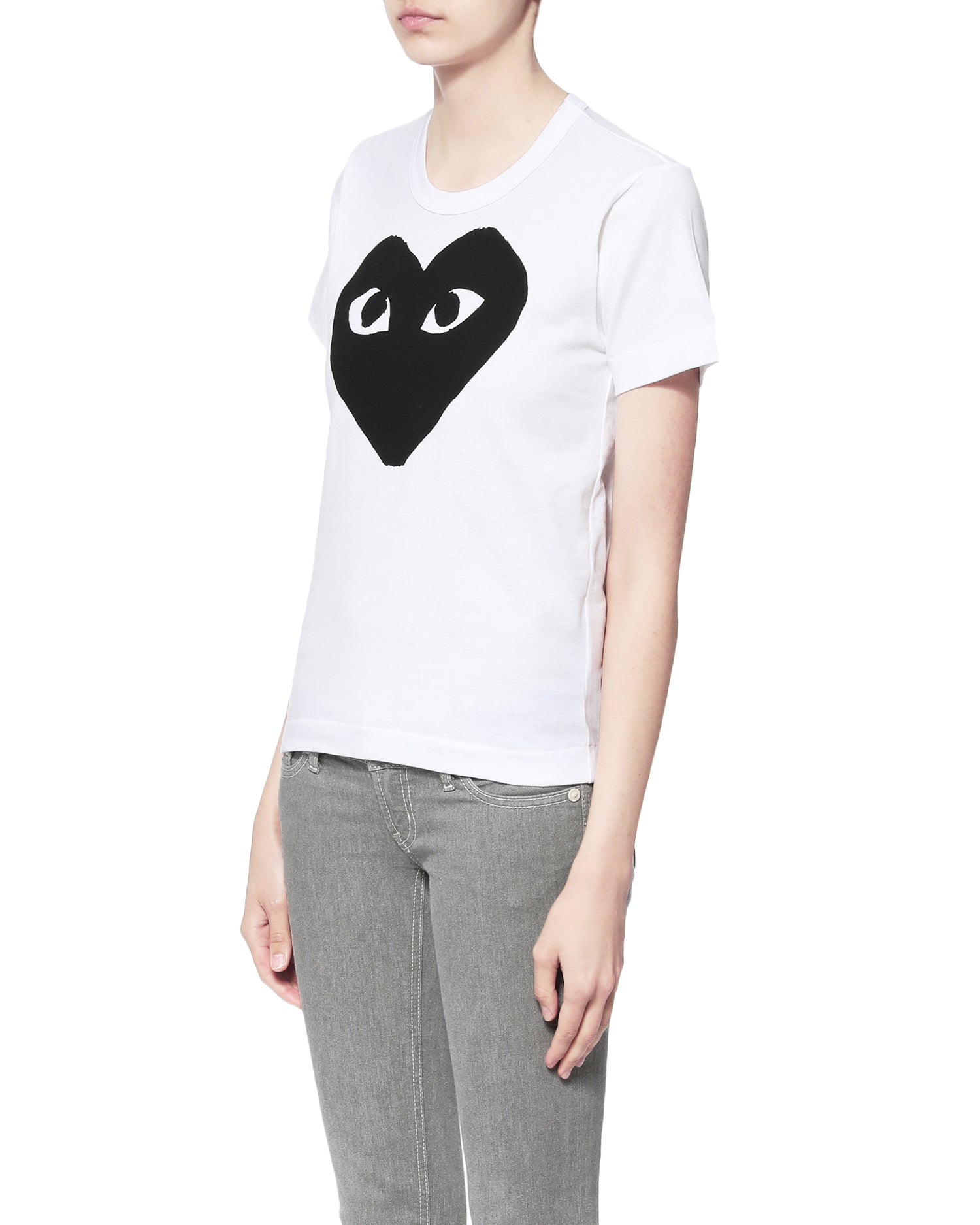 Heart logo print tee