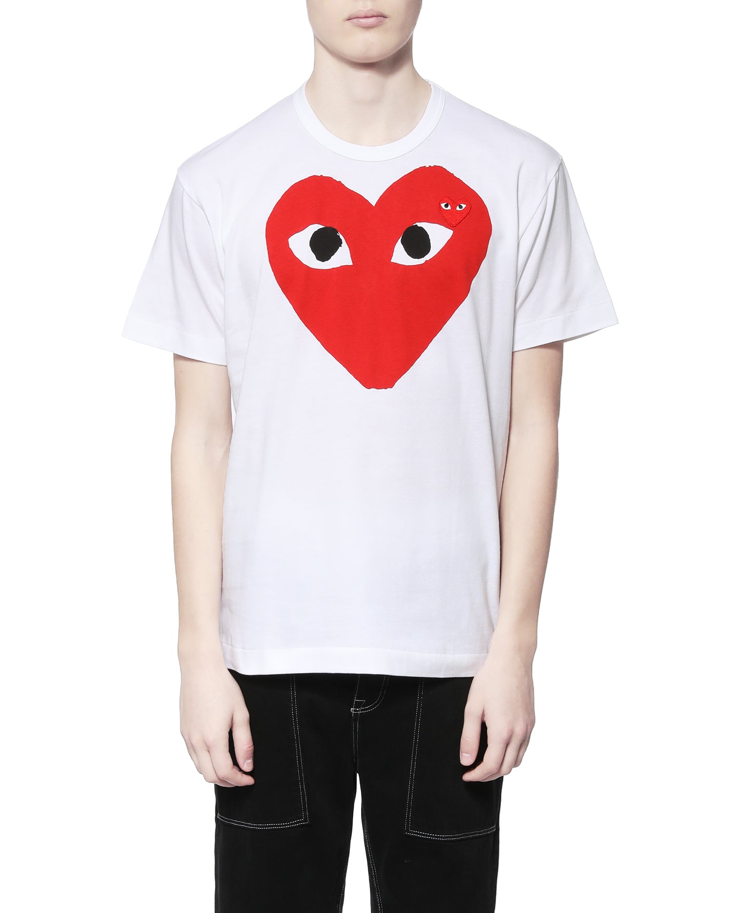 Heart logo print tee