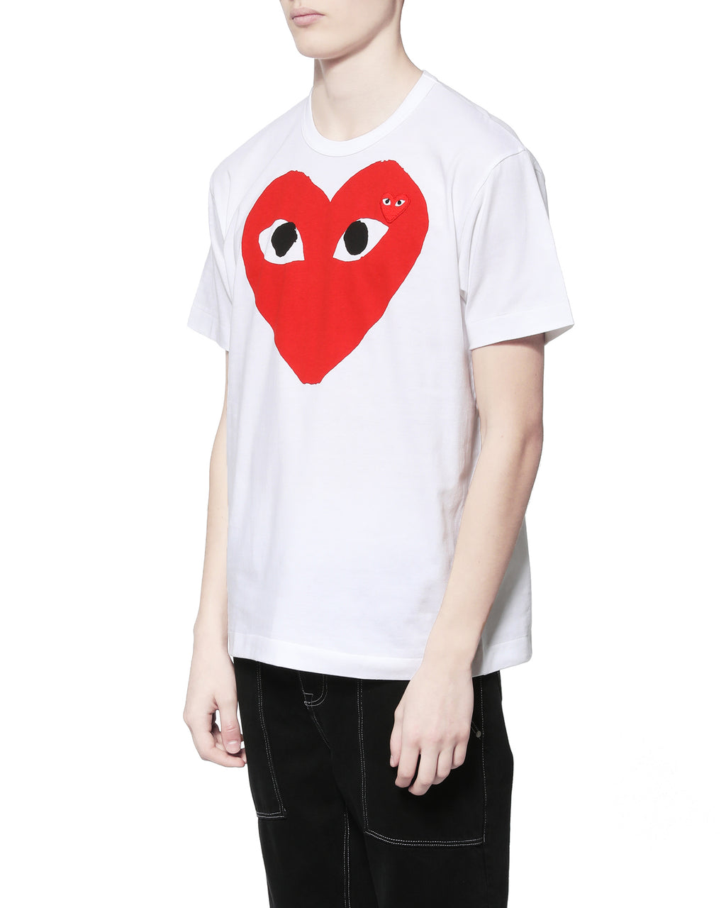 Heart logo print tee