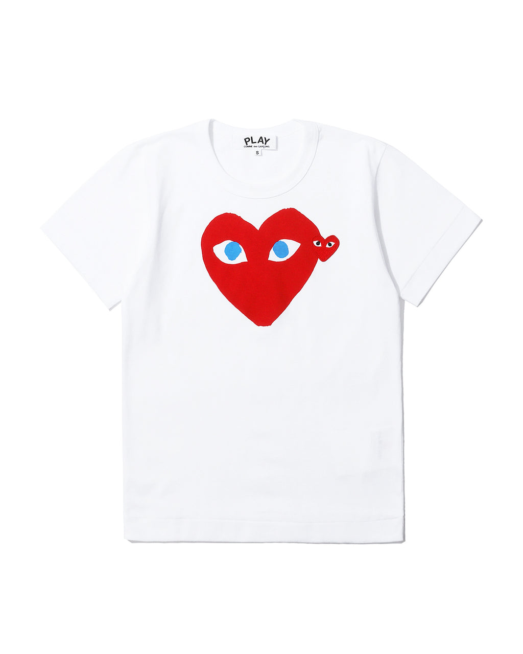 Double heart logo tee