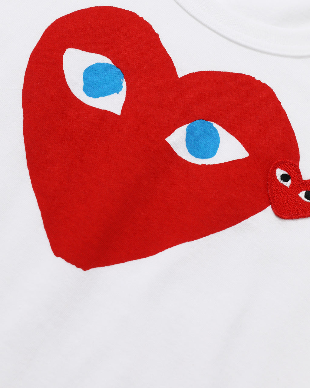 Double heart logo tee