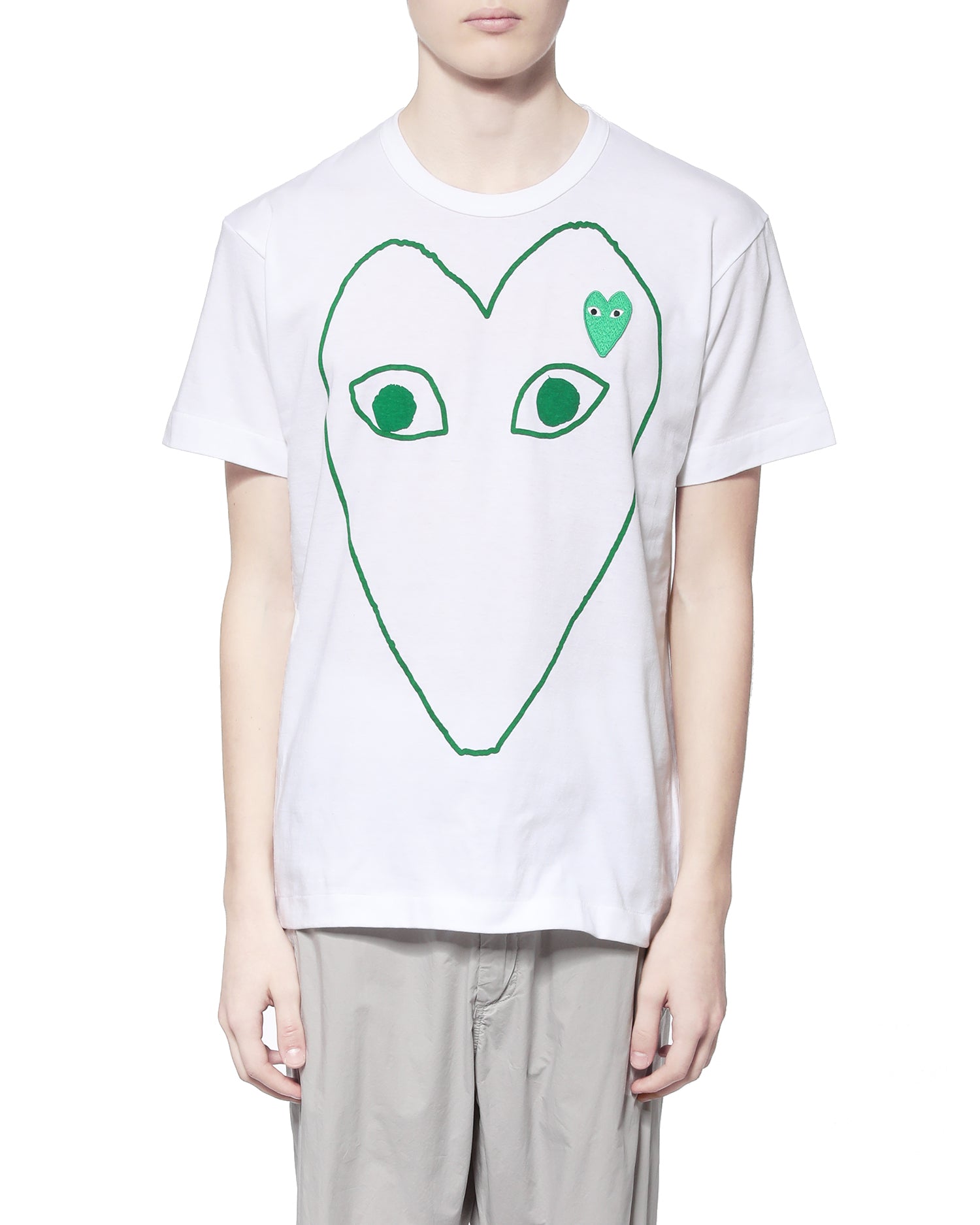 Heart logo print tee