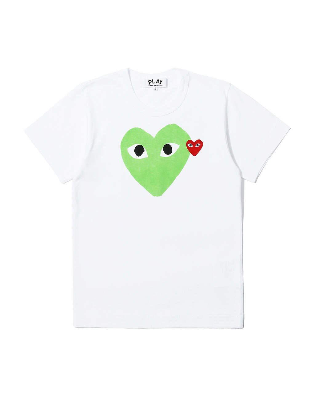 Double heart logo tee