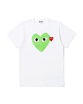 Double heart logo tee