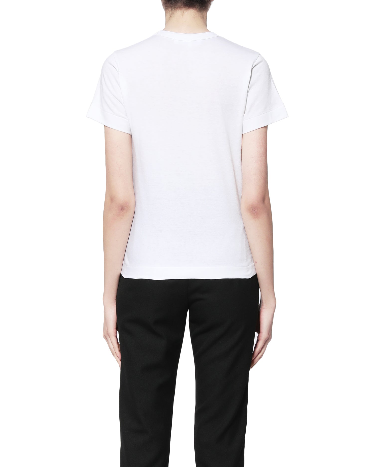 Double heart logo tee