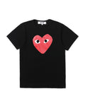 Graphic heart print tee