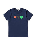 Triple heart logo tee