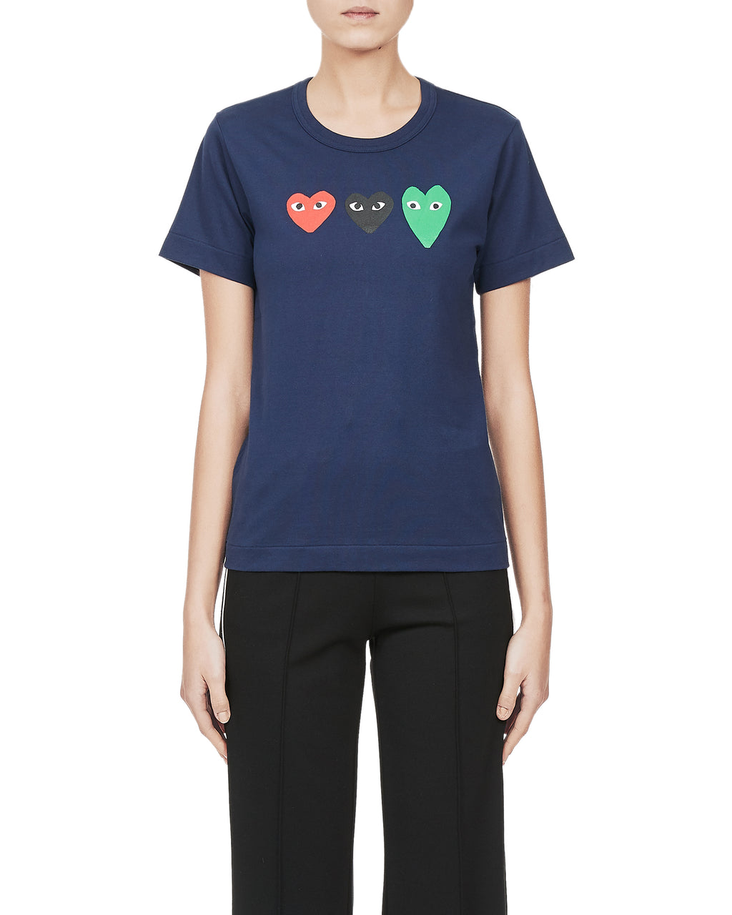 Triple heart logo tee