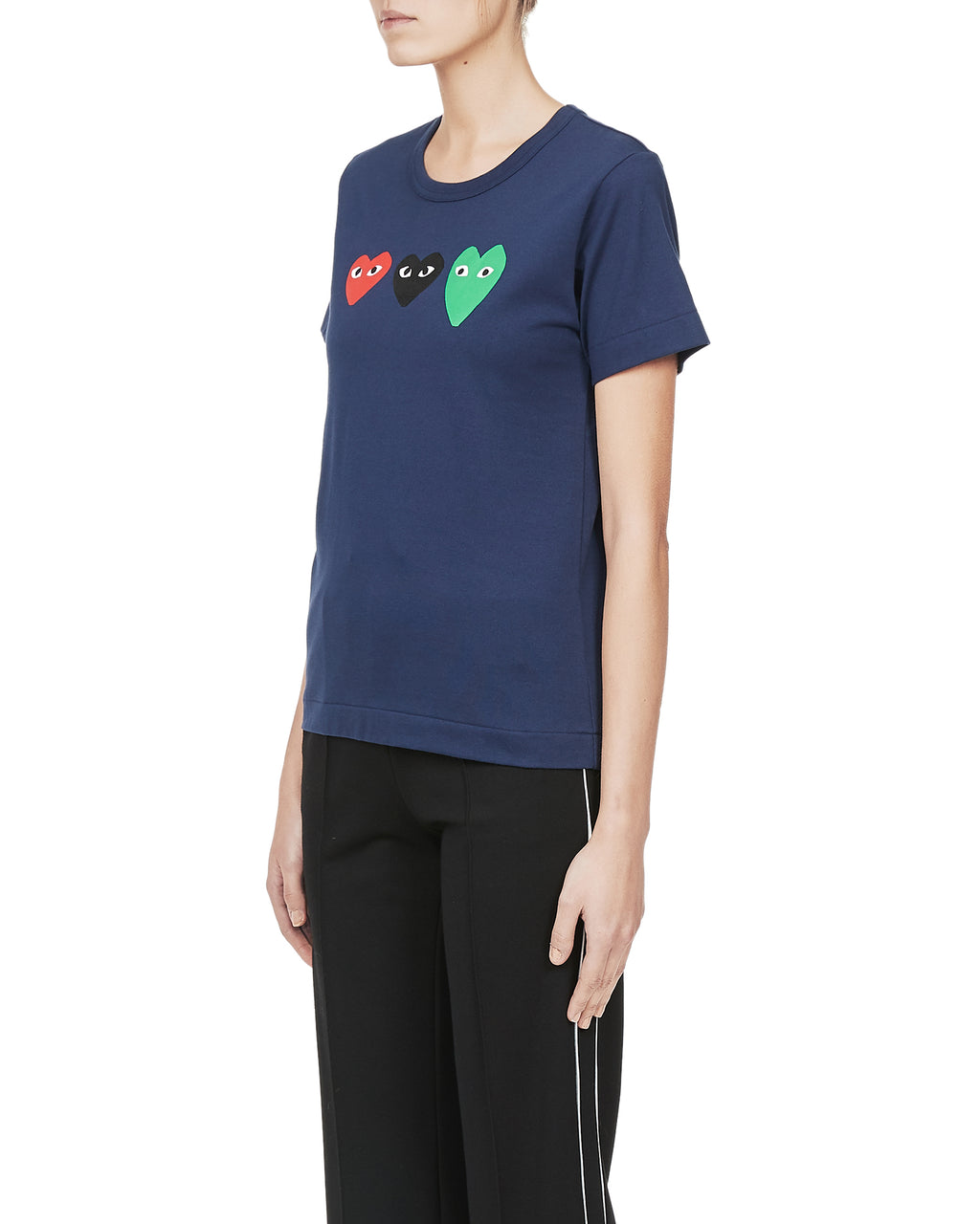 Triple heart logo tee