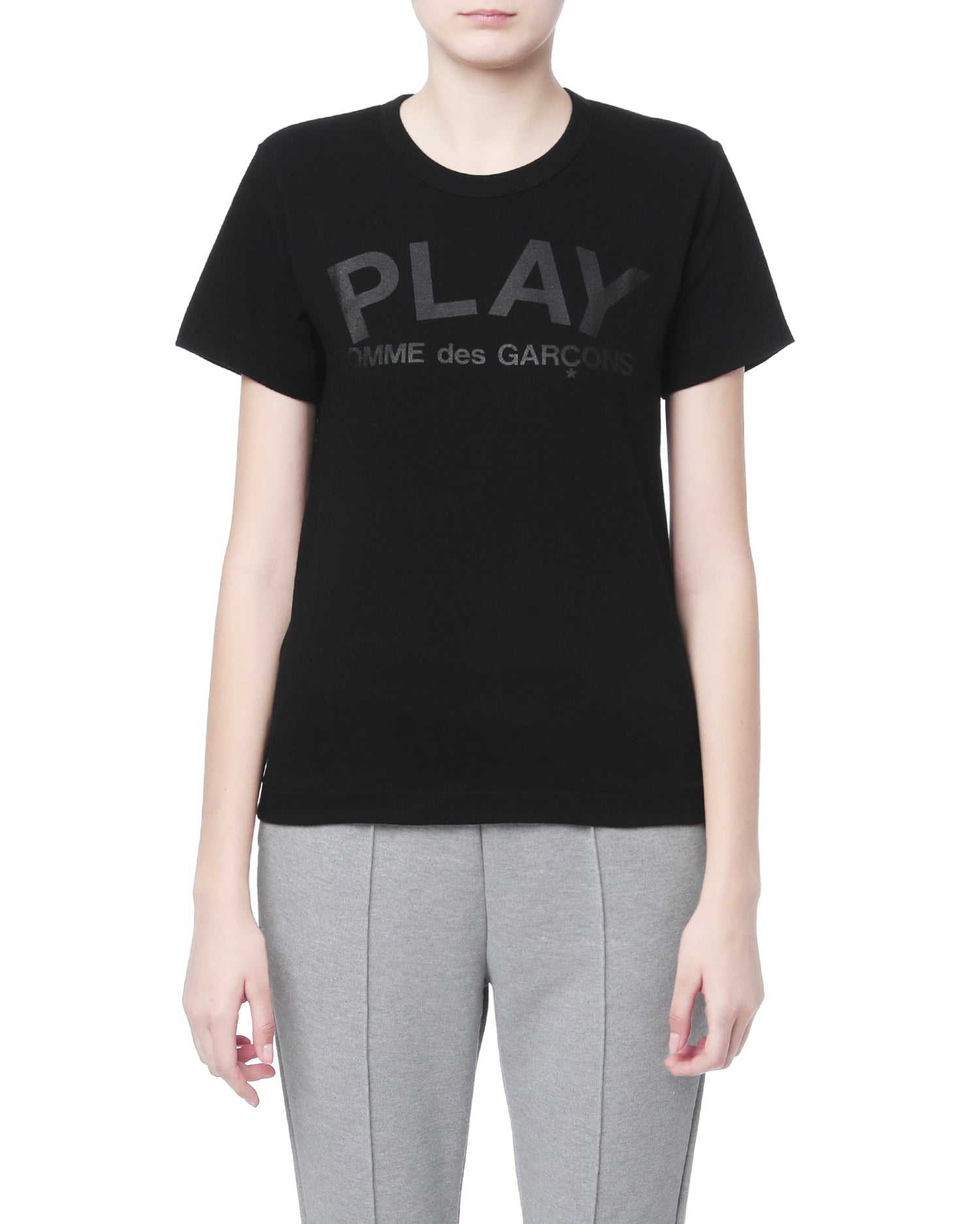 Logo print tee