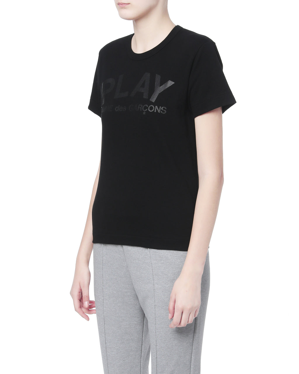 Logo print tee