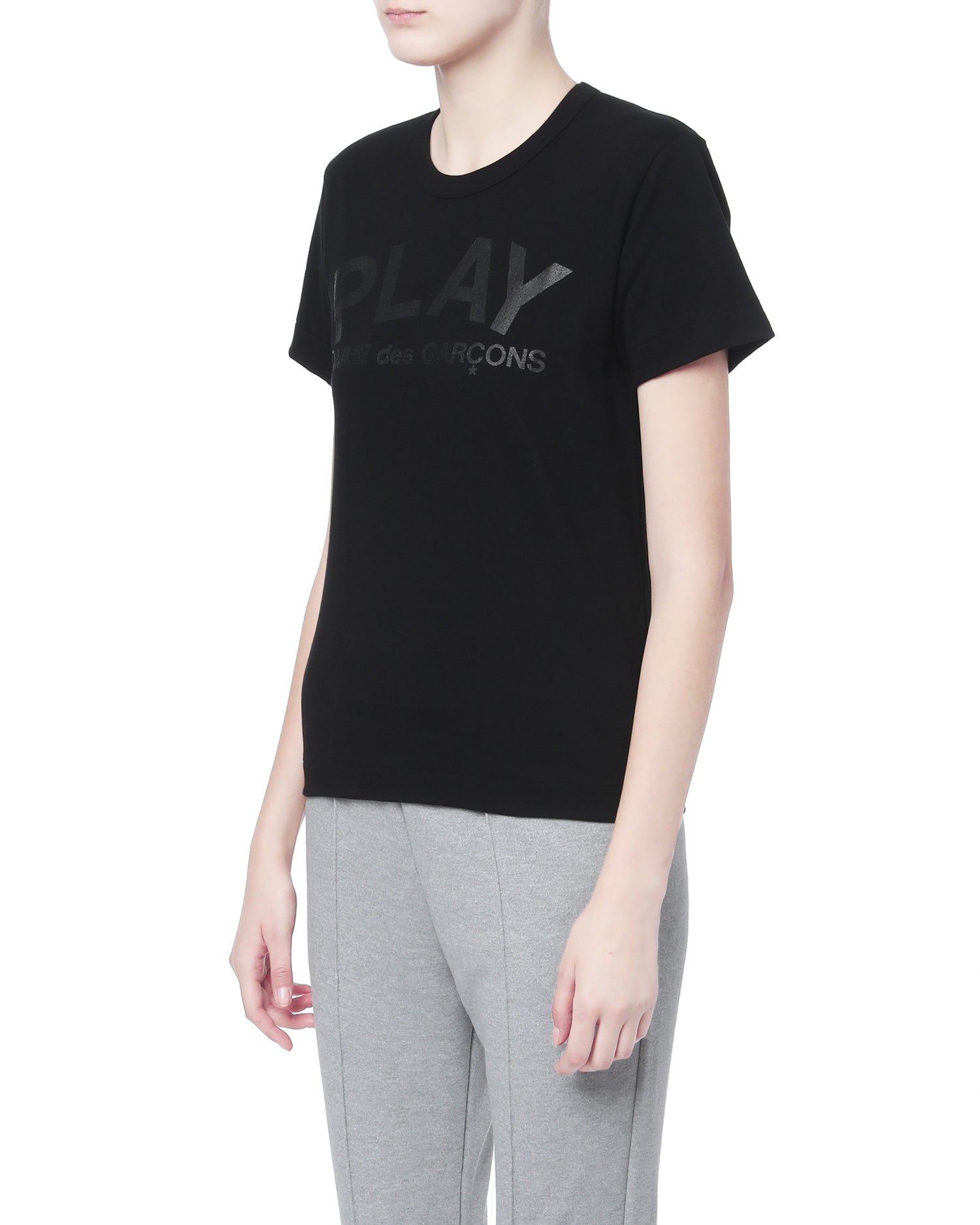 Logo print tee