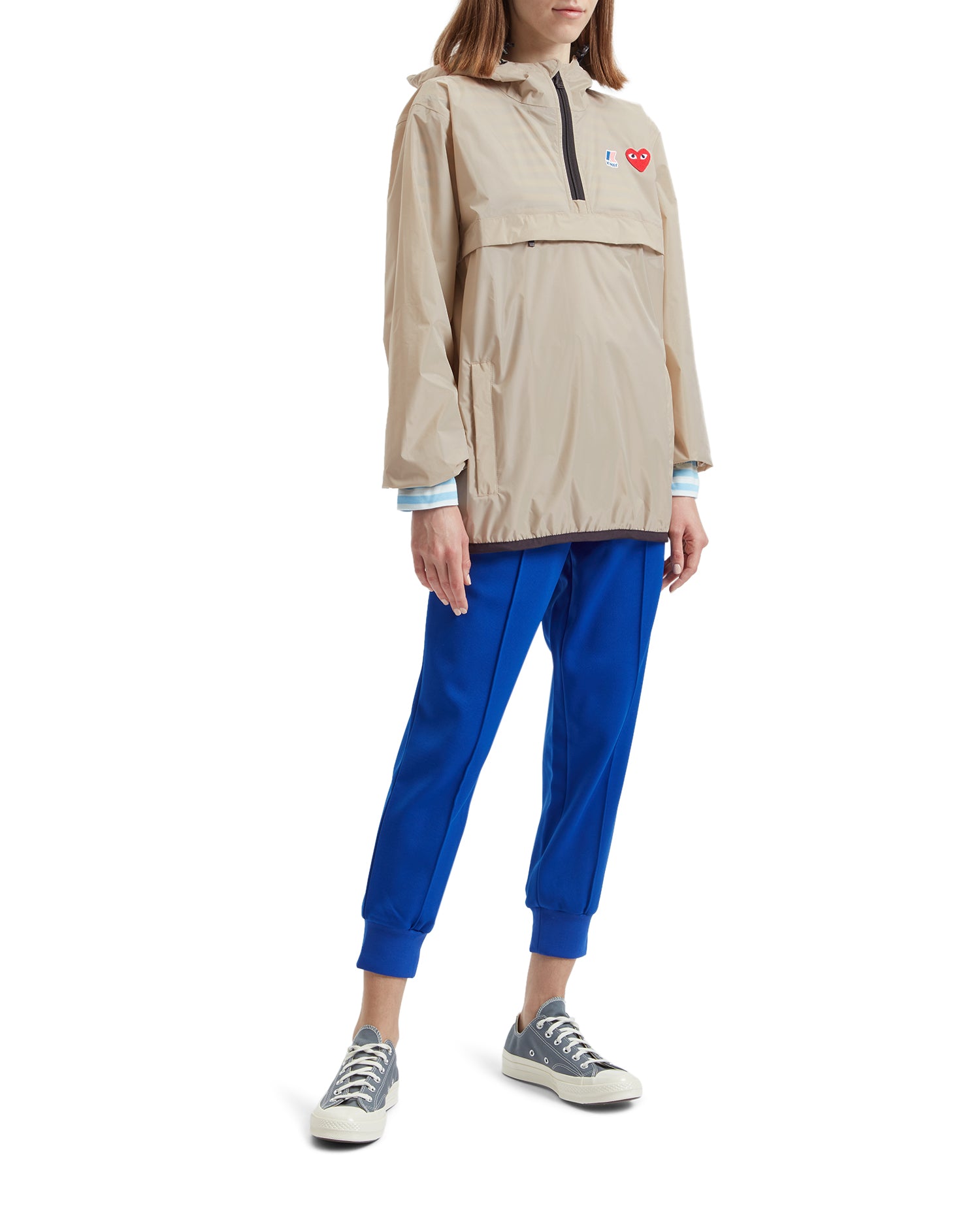 Half zip up top