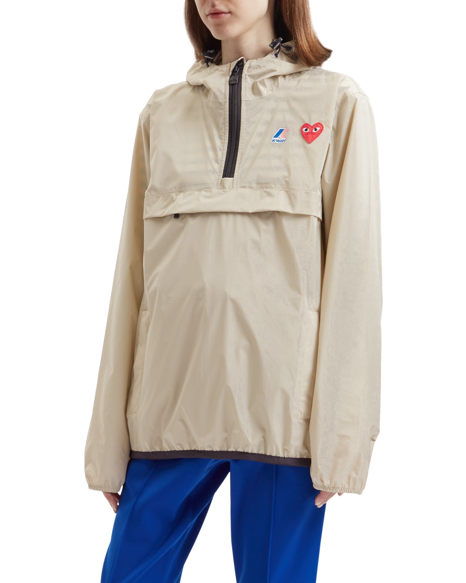 Half zip up top