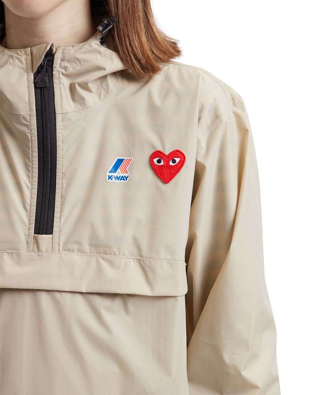 Half zip up top