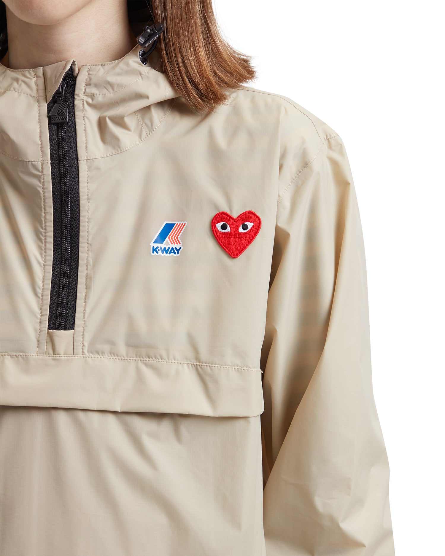 Half zip up top