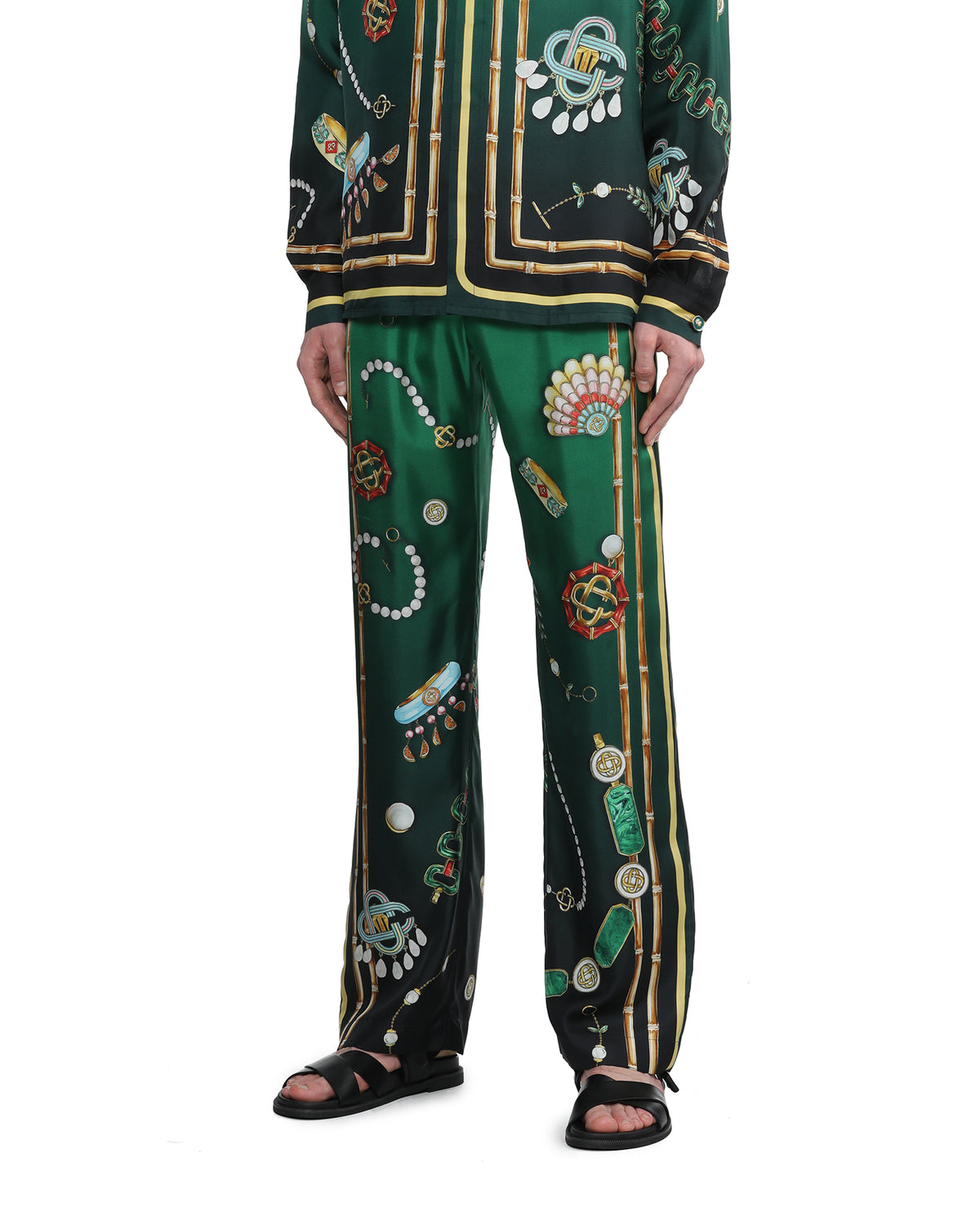 La Boite A Bijoux silk trousers