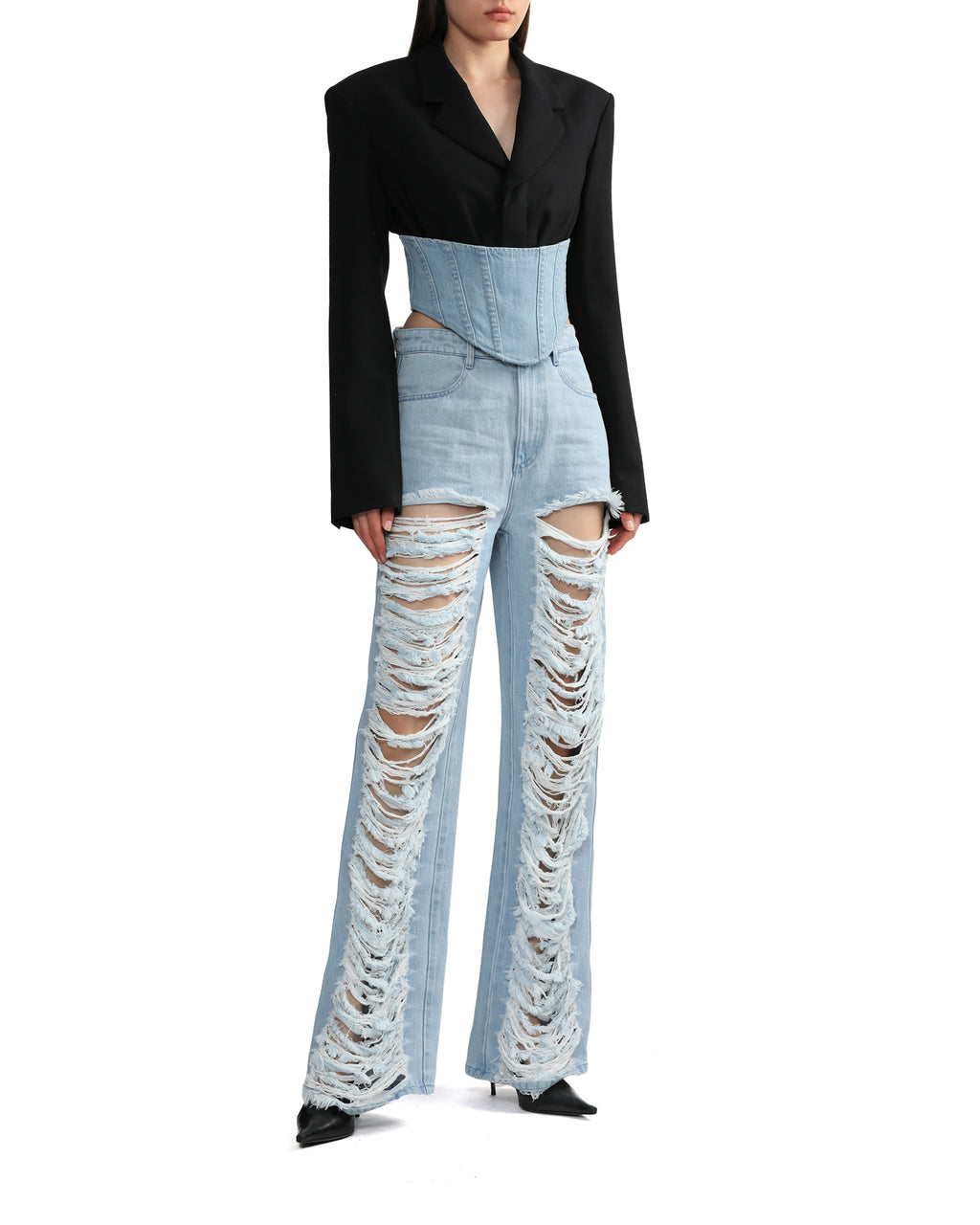 Float corset blazer
