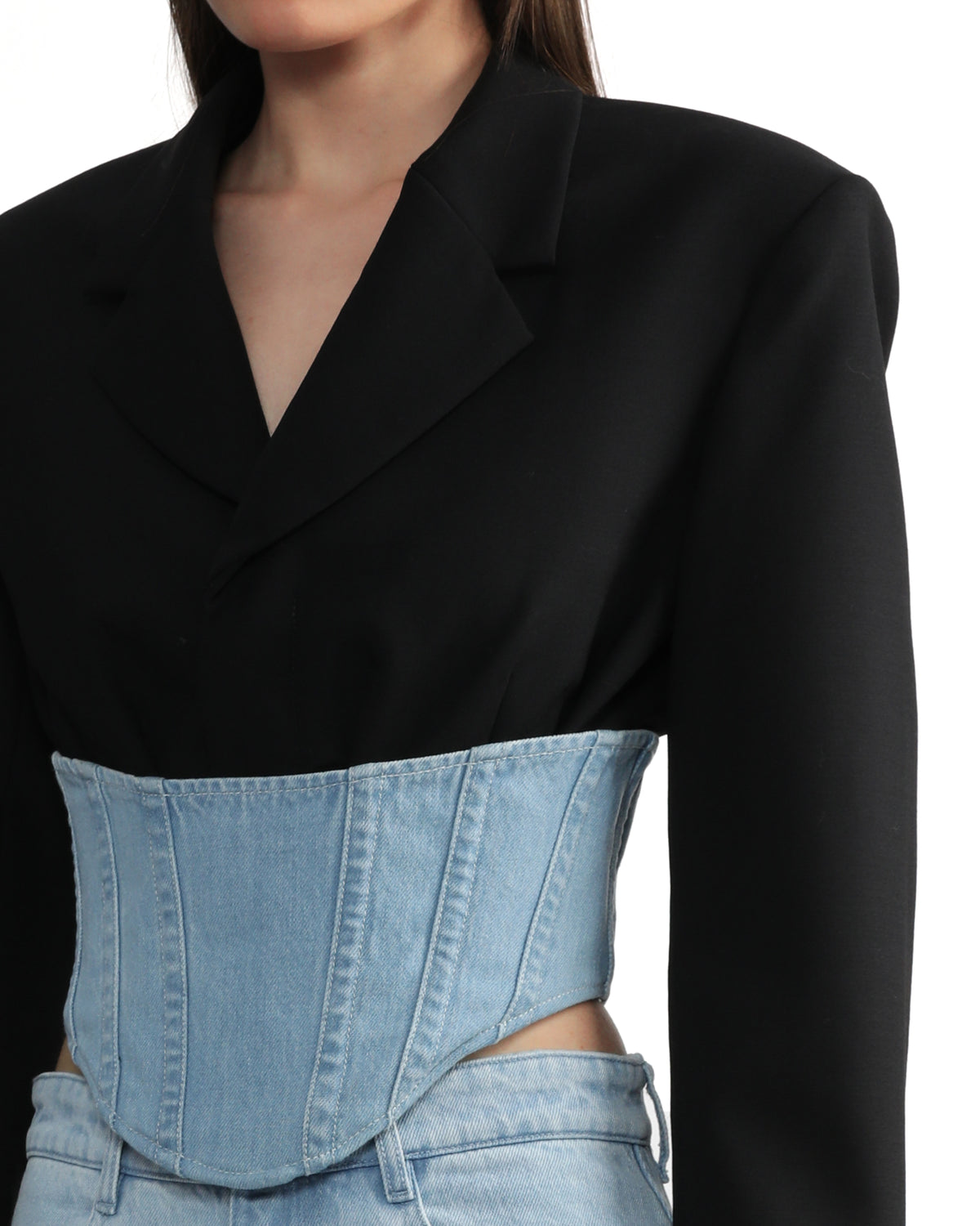 Float corset blazer