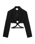 Constrictor cropped jacket