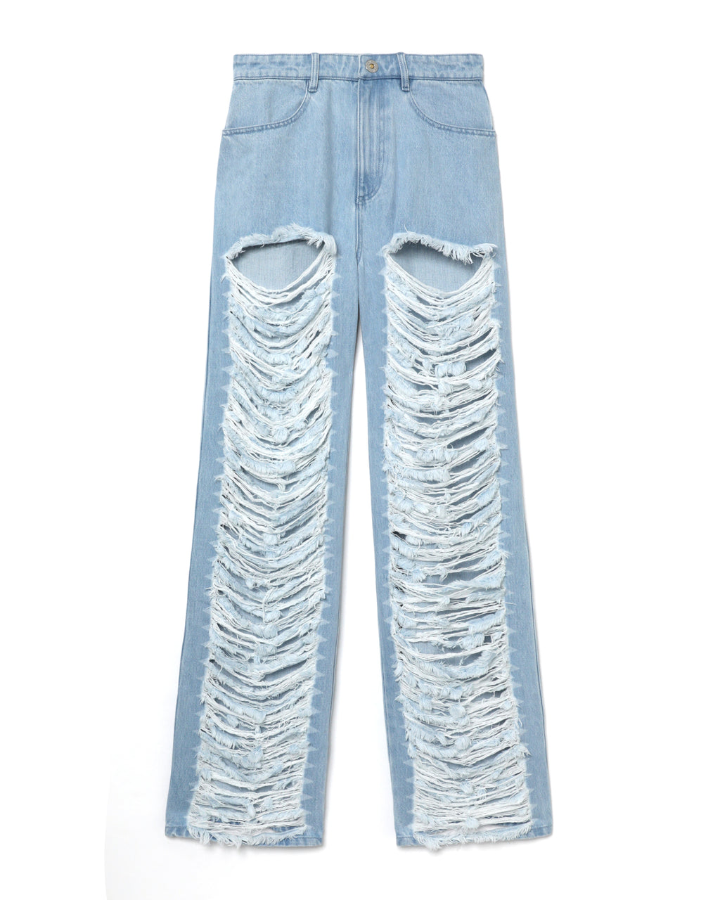 Distressed jeans