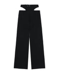 Y-front buckle trousers